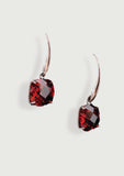 SCARLET Ruby Cubic Earrings